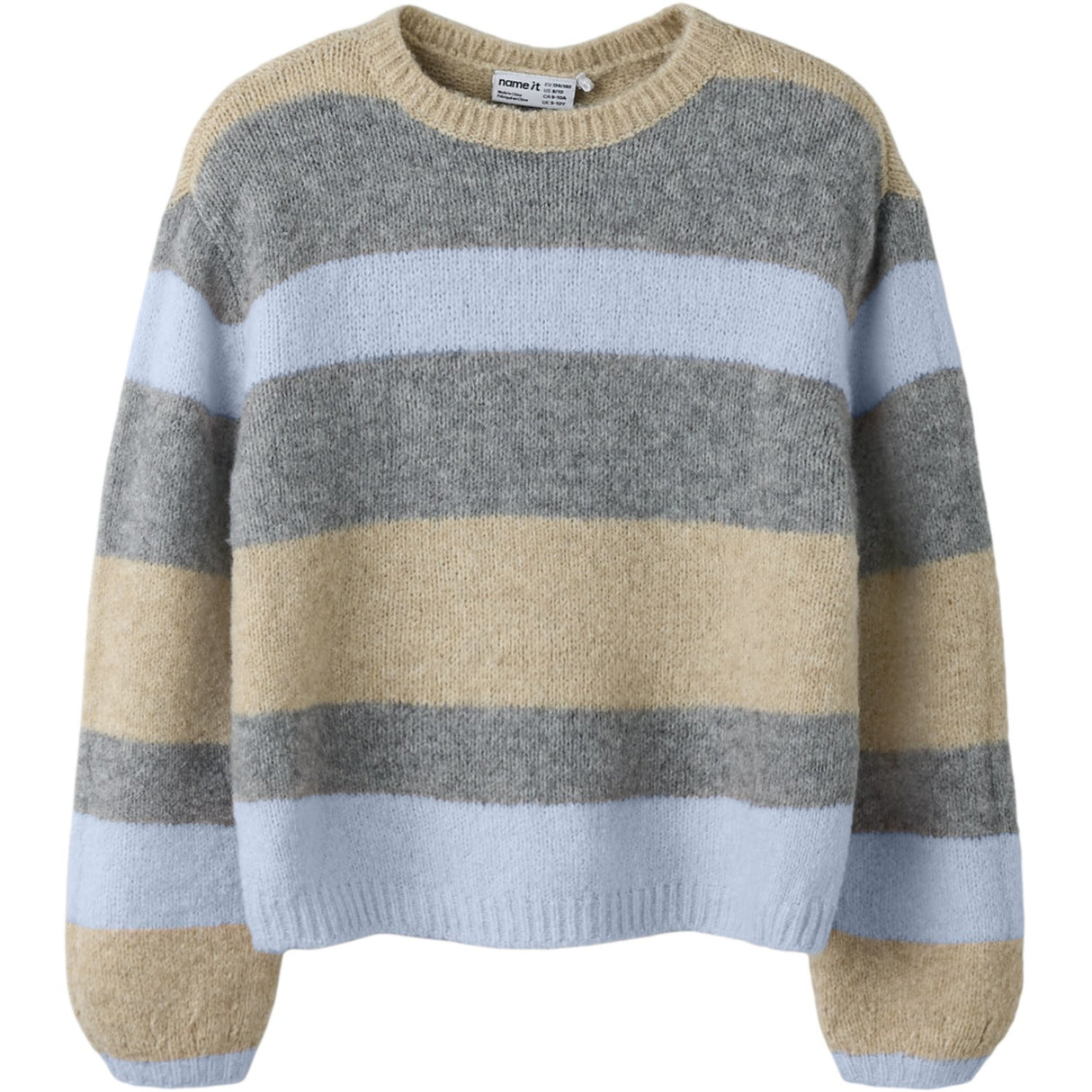 Name It Subdued Blue Nkfluci Ls Loose Stickad