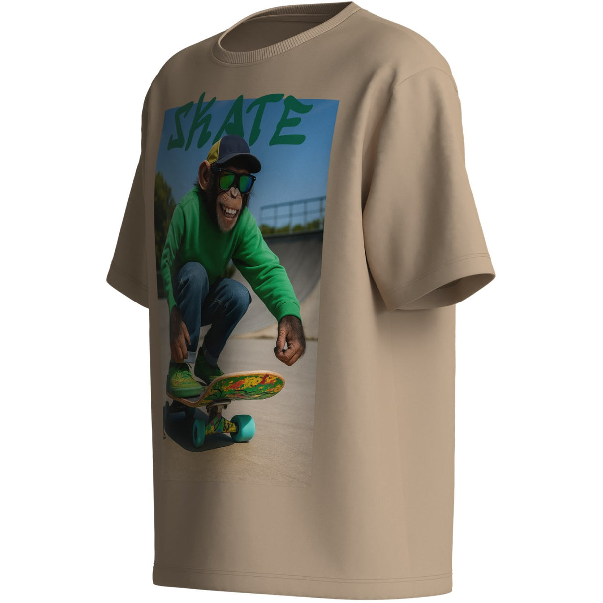 Name It Sesame Monkey Skater Nkmvoto Ss Nreg Topp