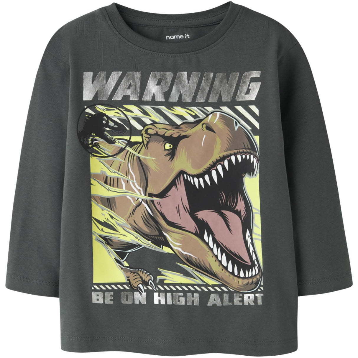 Name It Urban Chic Nmmjim Jurassic Ls Nreg Topp Box Noos Sky