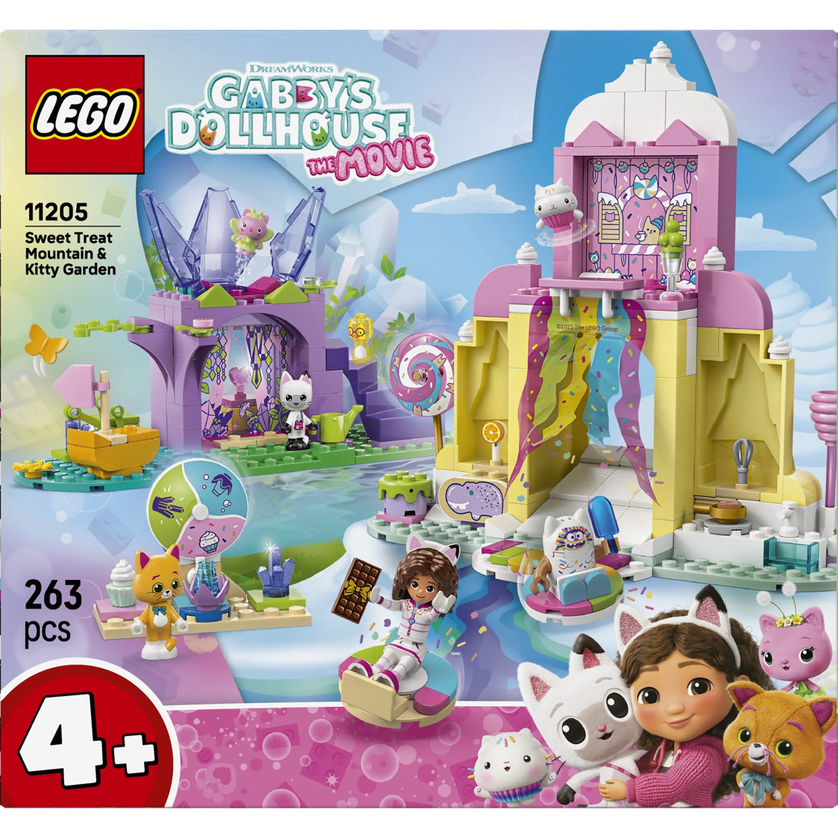 LEGO® Gabby's Dollhouse - Gane-guf-bjerget Och Kattehaven 11205