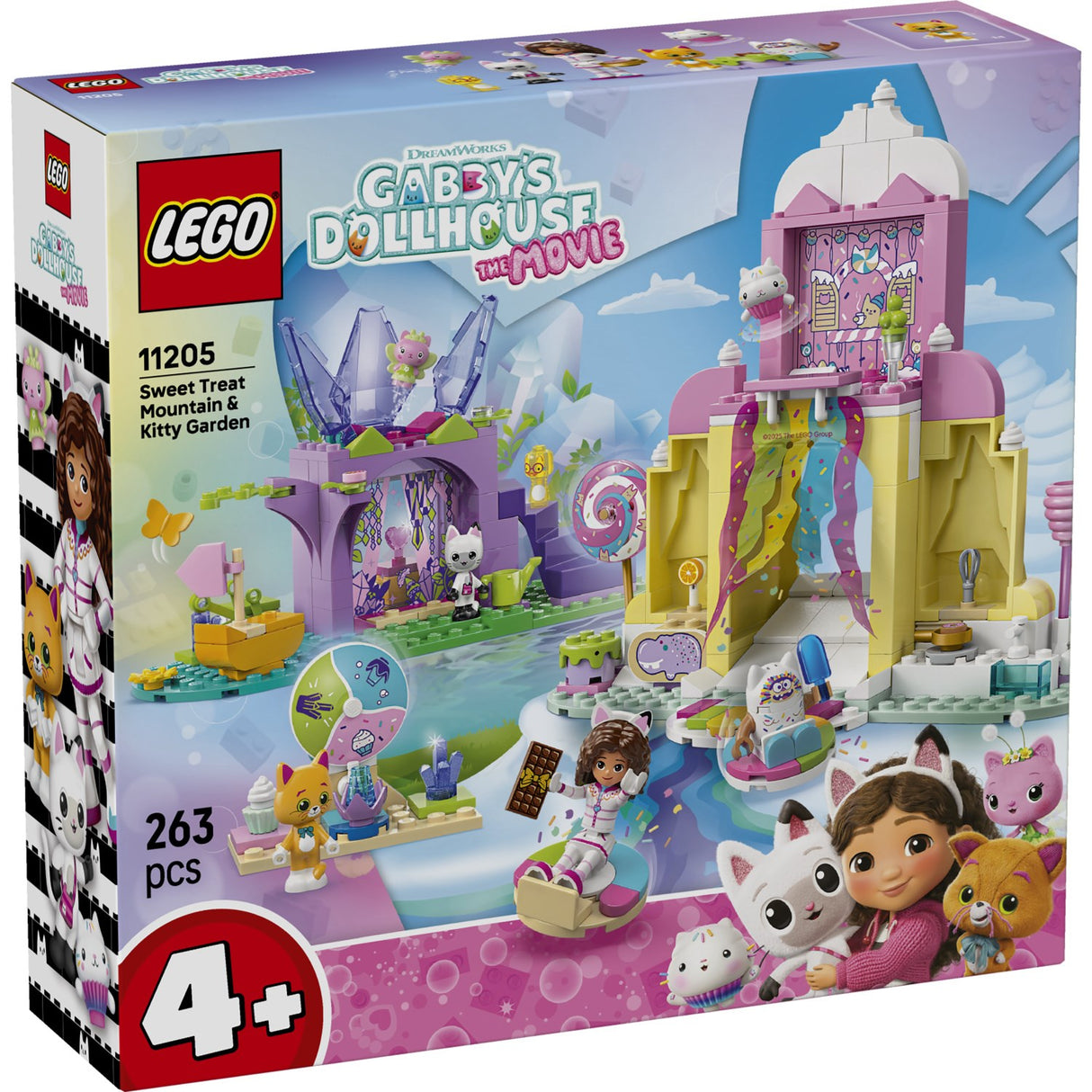 LEGO® Gabby's Dollhouse - Gane-guf-bjerget Och Kattehaven 11205