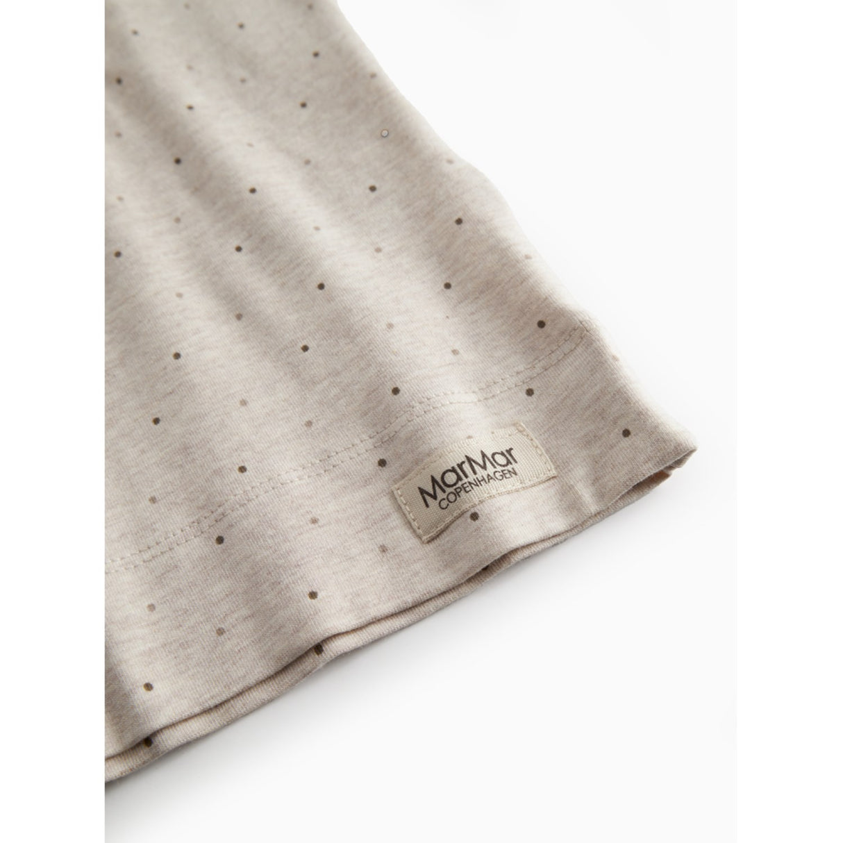 MarMar Modal Smooth Print Beige Mel Dot Tago T-shirt