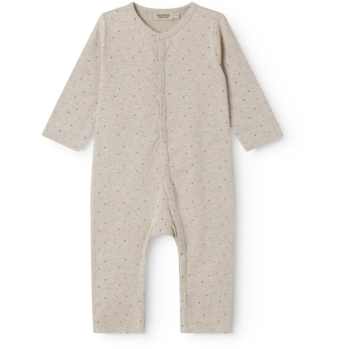 MarMar Modal Smooth Print Beige Mel Dot Ruka Onesie