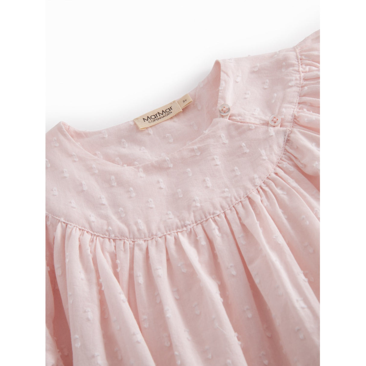 MarMar Cotton Dobby Rosa Desra Klänning