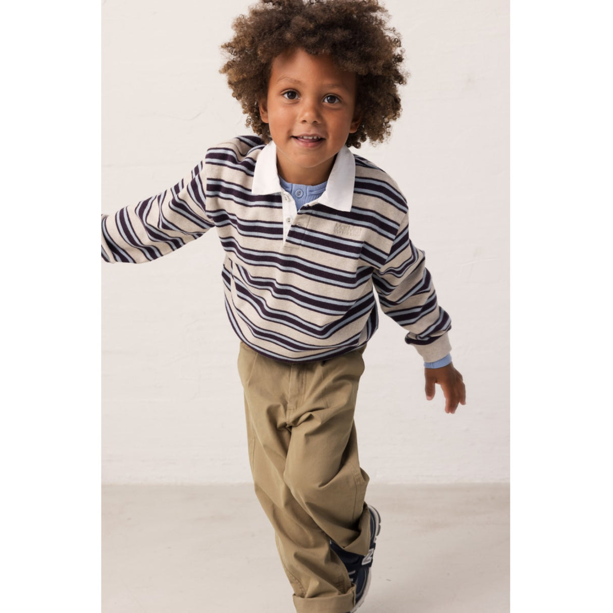 MarMar Modal Sweat College Stripe Thanos Pikétröja Blus