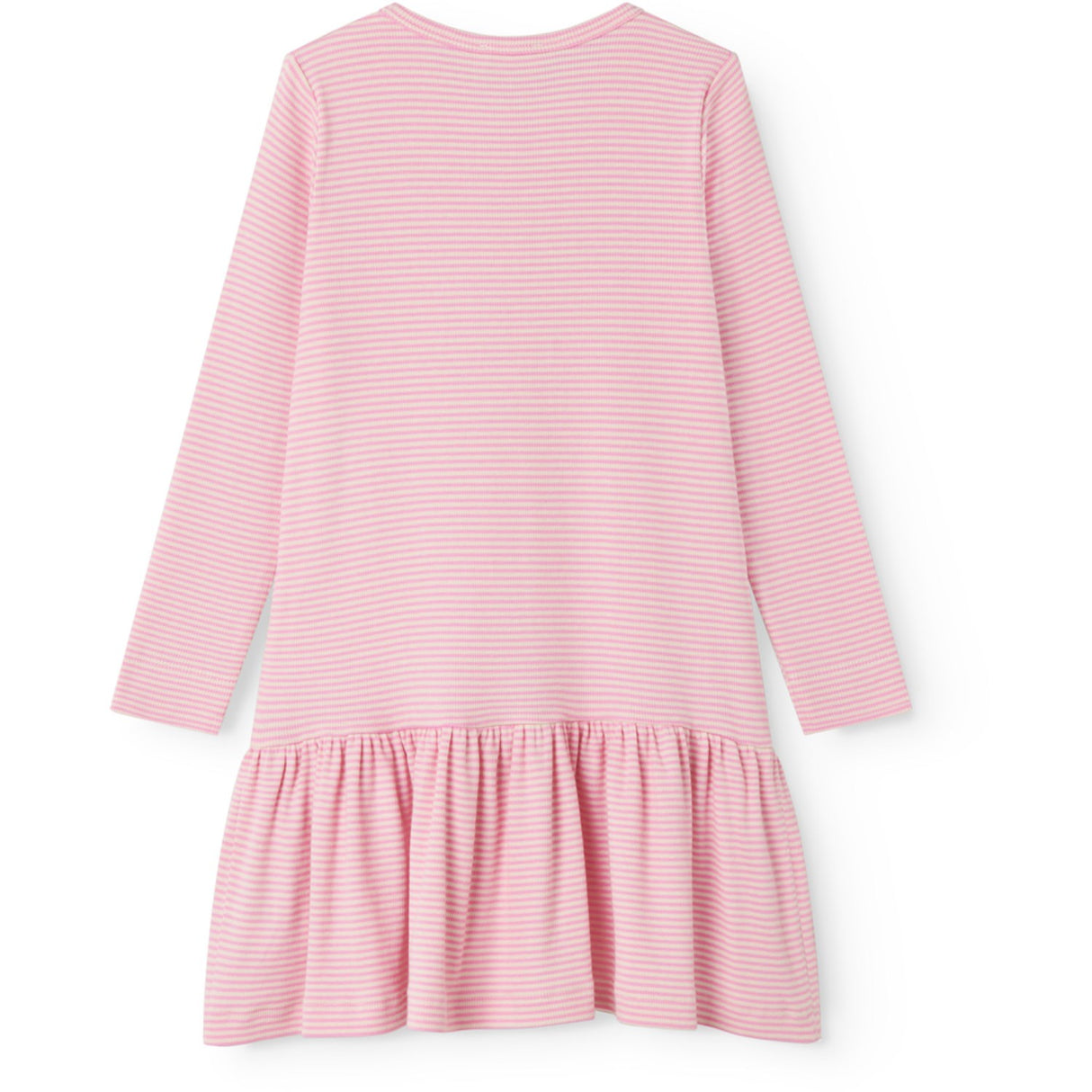 MarMar Modal Fine Rib Pink Stripe Diro Klänning