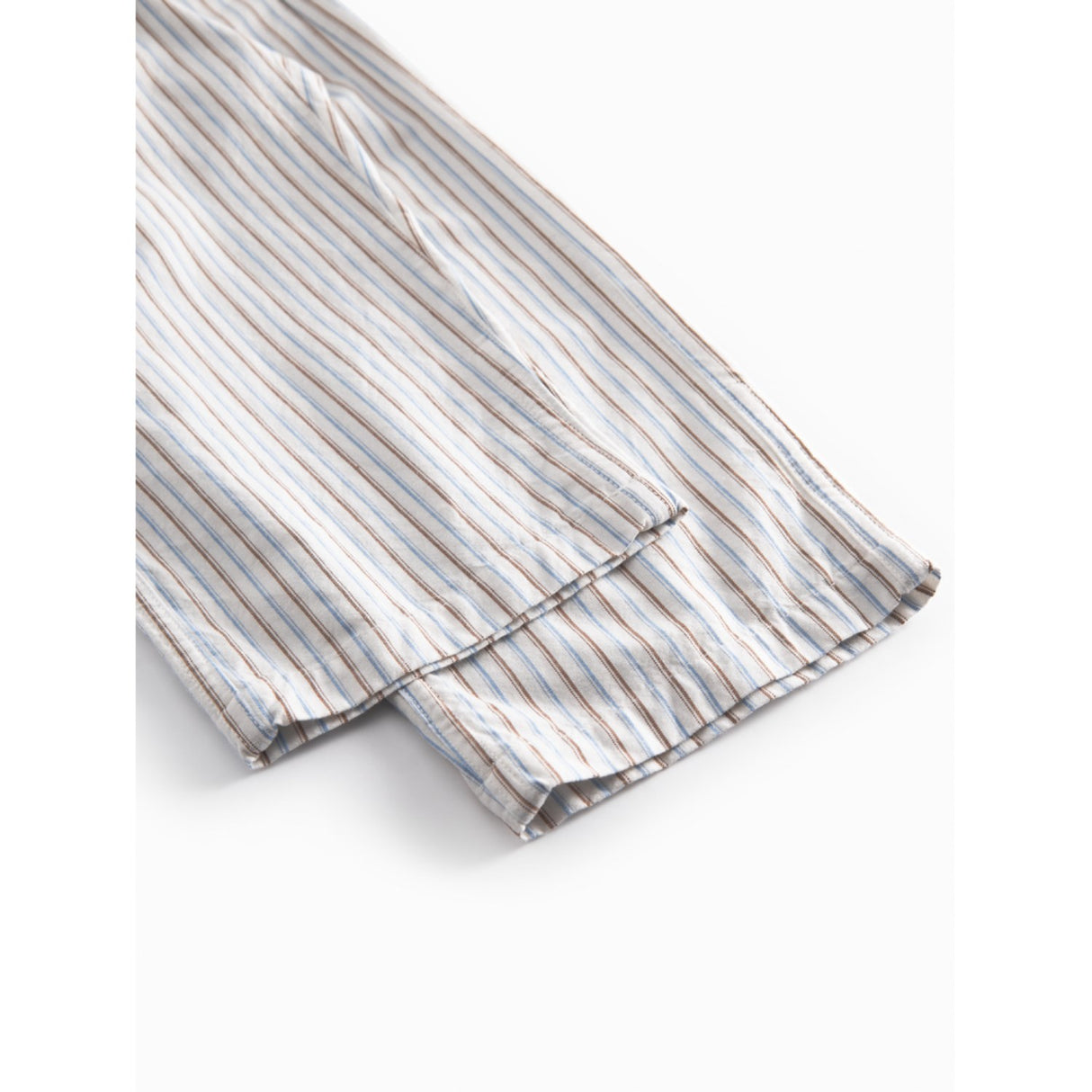 MarMar Cotton Blue Iris Stripe Plano Byxor