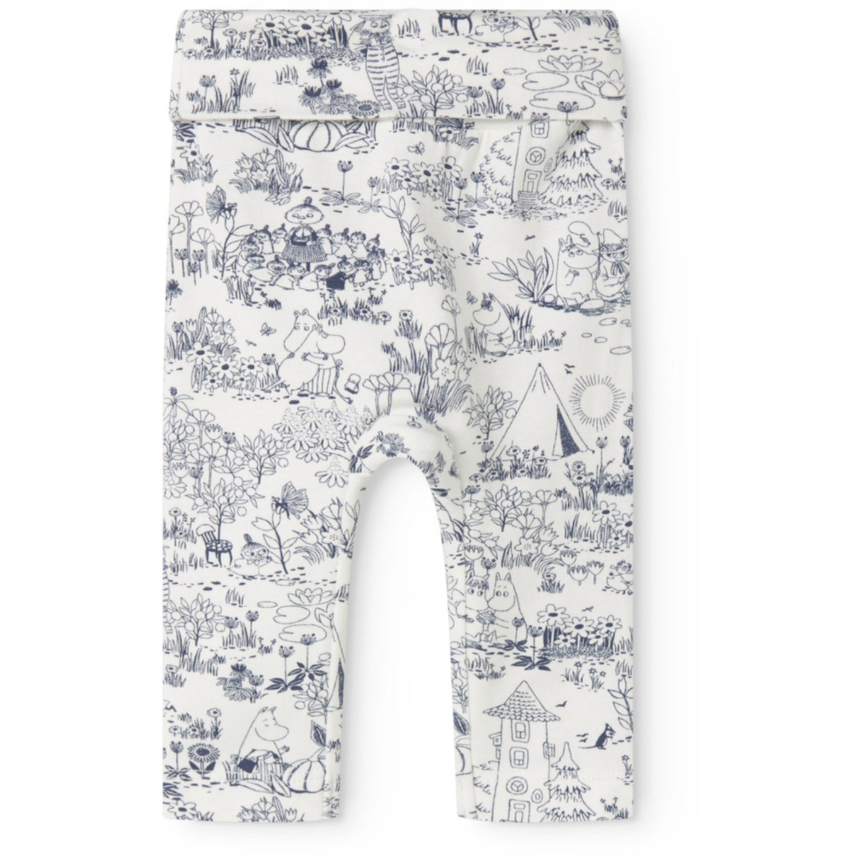MarMar Newborn Modal Smooth Print Moominvalley Piva Byxor