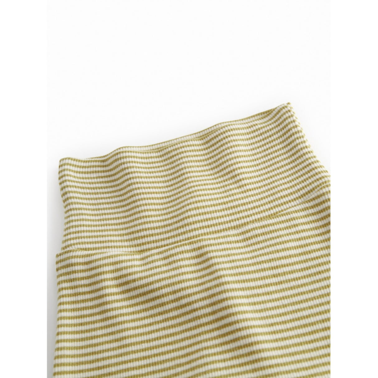 MarMar Newborn Modal Fine Rib Olive Stripe Piva Byxor