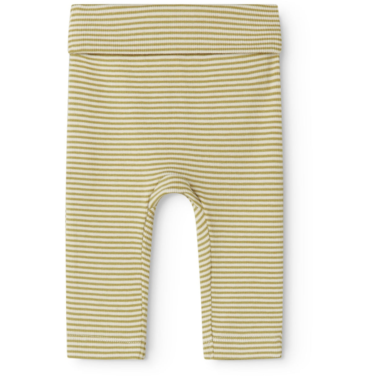 MarMar Newborn Modal Fine Rib Olive Stripe Piva Byxor