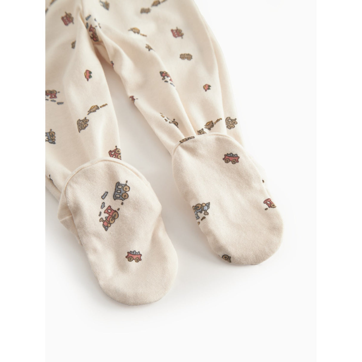 MarMar Newborn Modal Smooth Print Trains Pixa Byxor