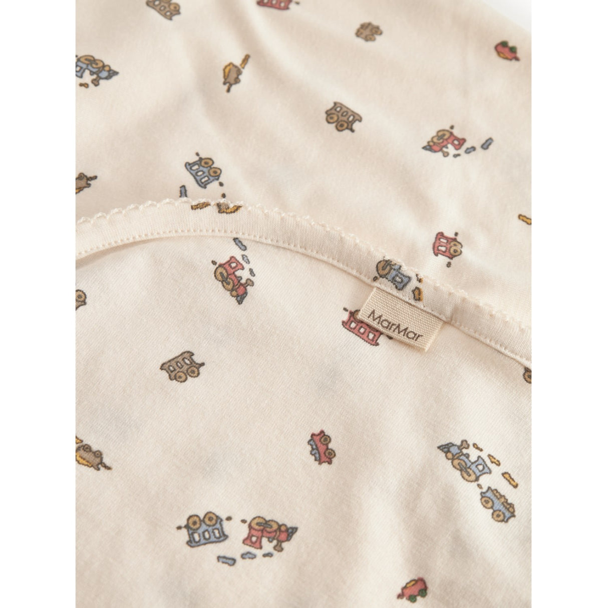 MarMar Newborn Modal Smooth Print Trains Alida Filt