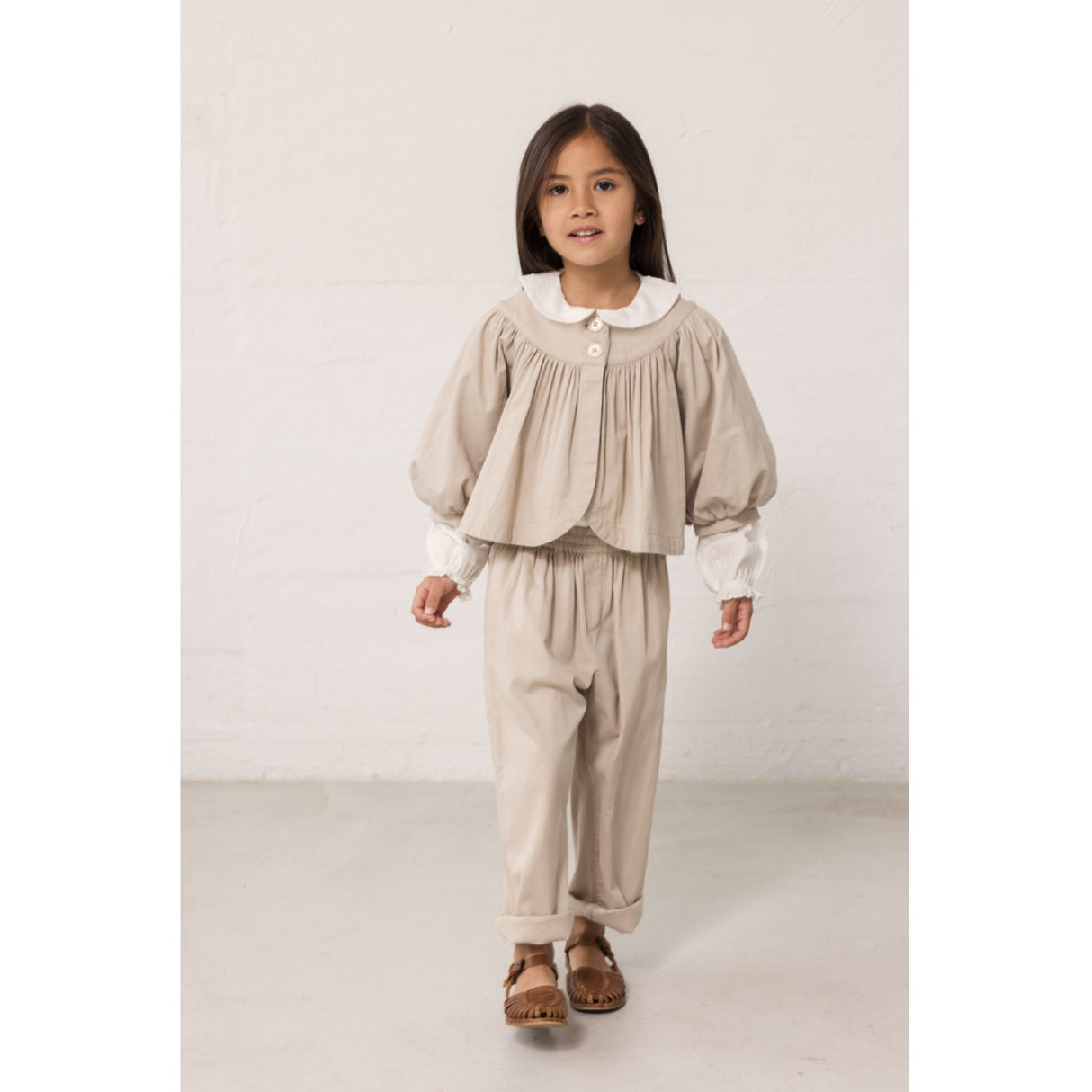 MarMar Cotton Texture Mercury Grey Plano Byxor
