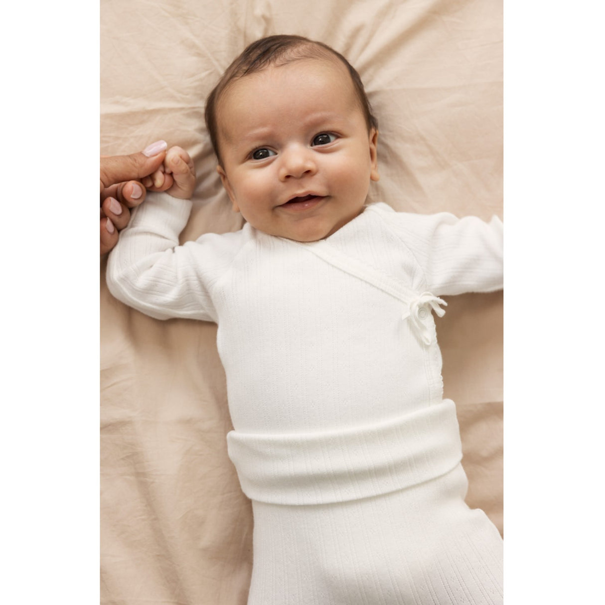 MarMar Newborn Modal Pointelle Gentle White Piva Byxor