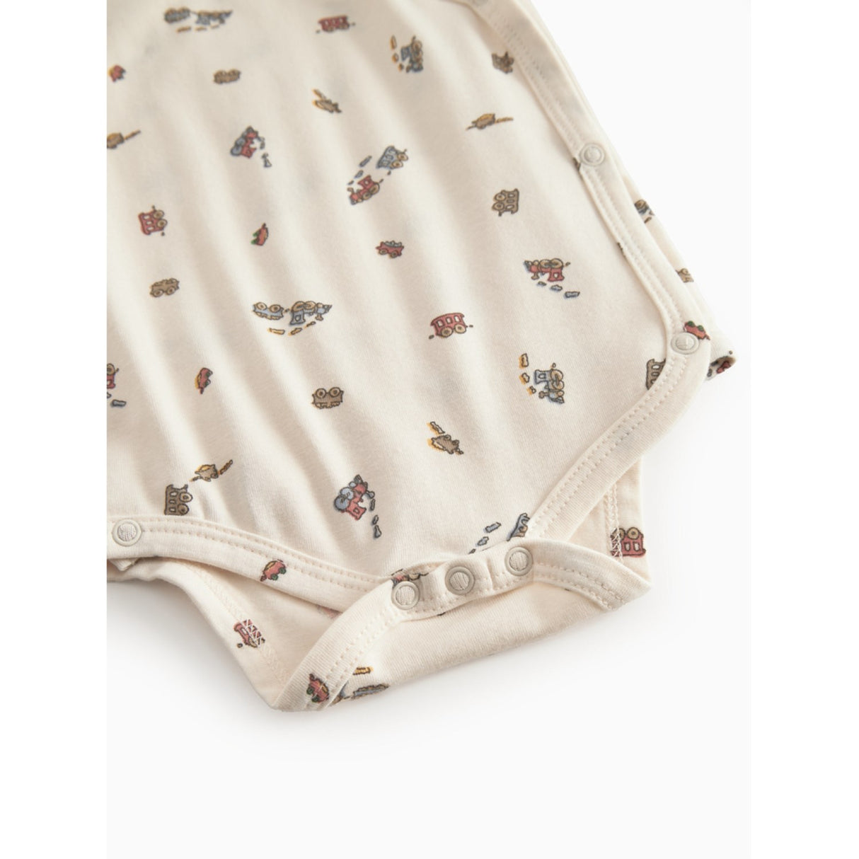 MarMar Newborn Modal Smooth Print Trains Belito Body