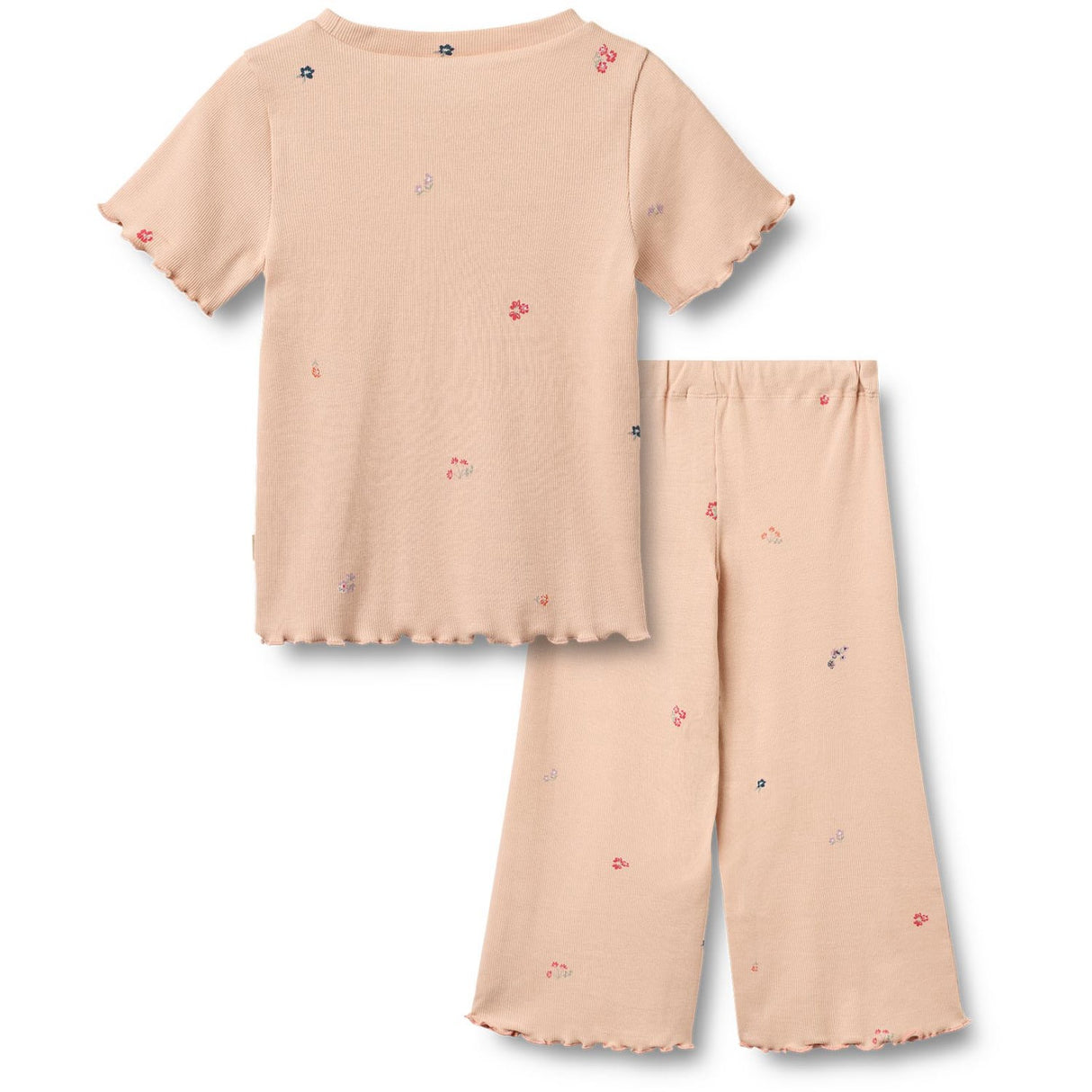 Wheat Rose Flowers Sett T-shirt S/S & Byxor Alicia