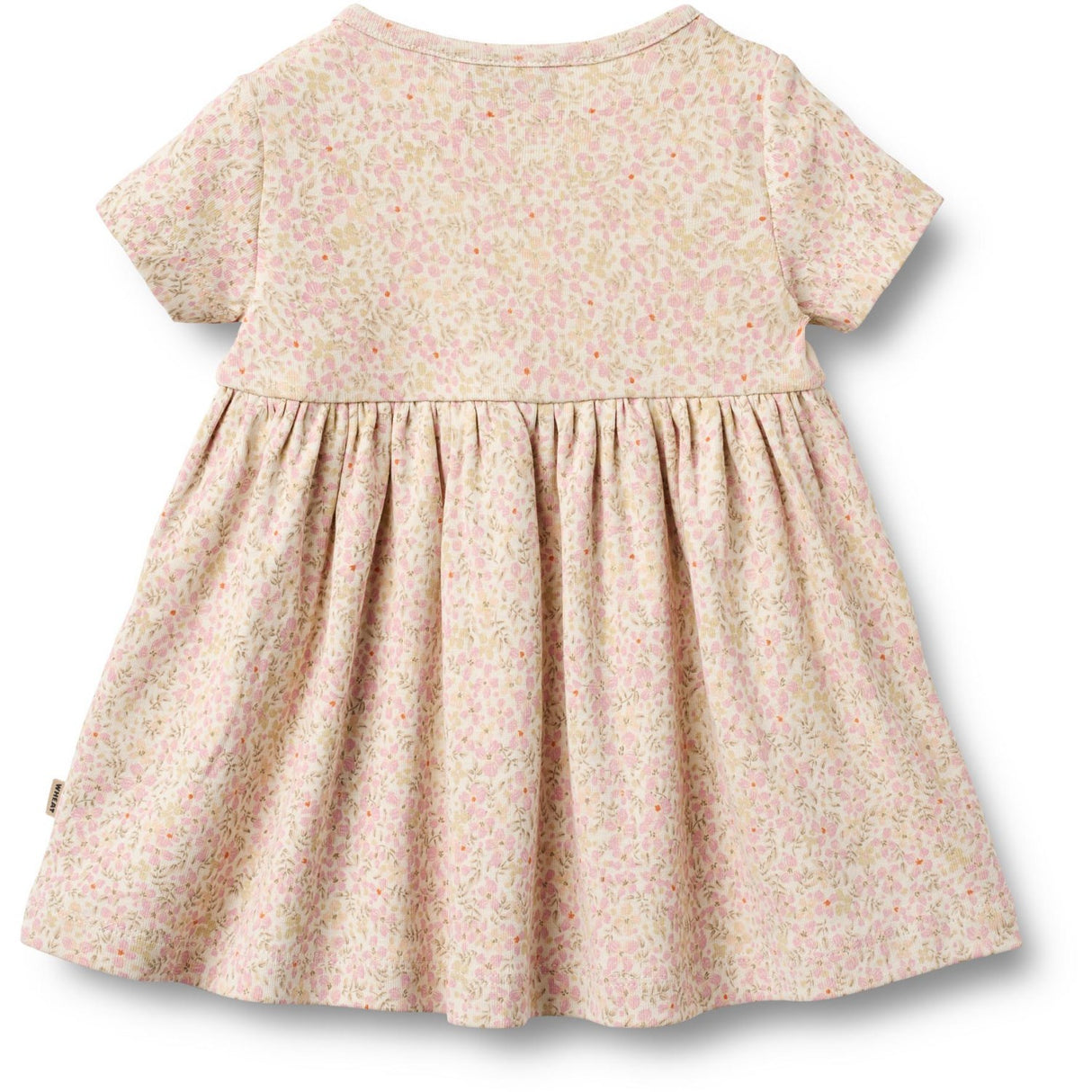 Wheat Coral Flowers Jersey Klänning S/S Nova