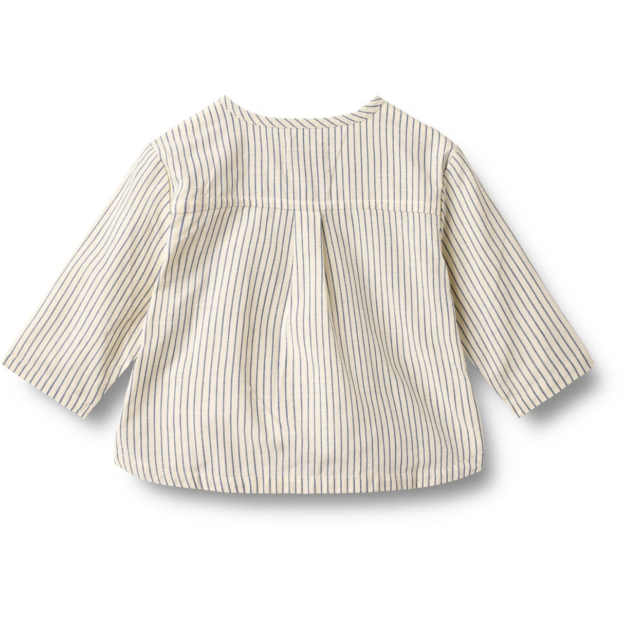 Wheat Dark Blue Stripe Skjorta Bjørk