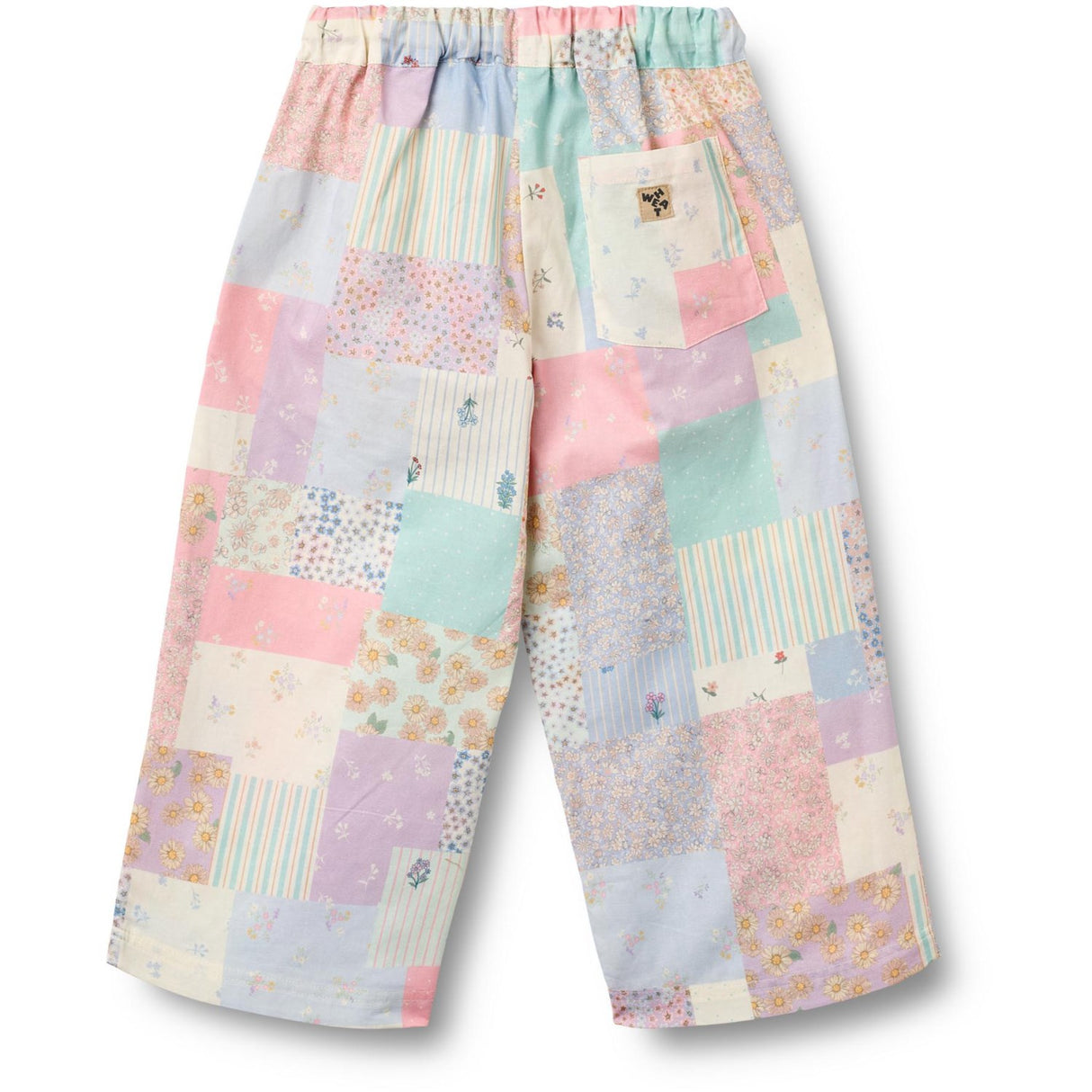 Wheat Patchwork Flowers Byxor Sasha