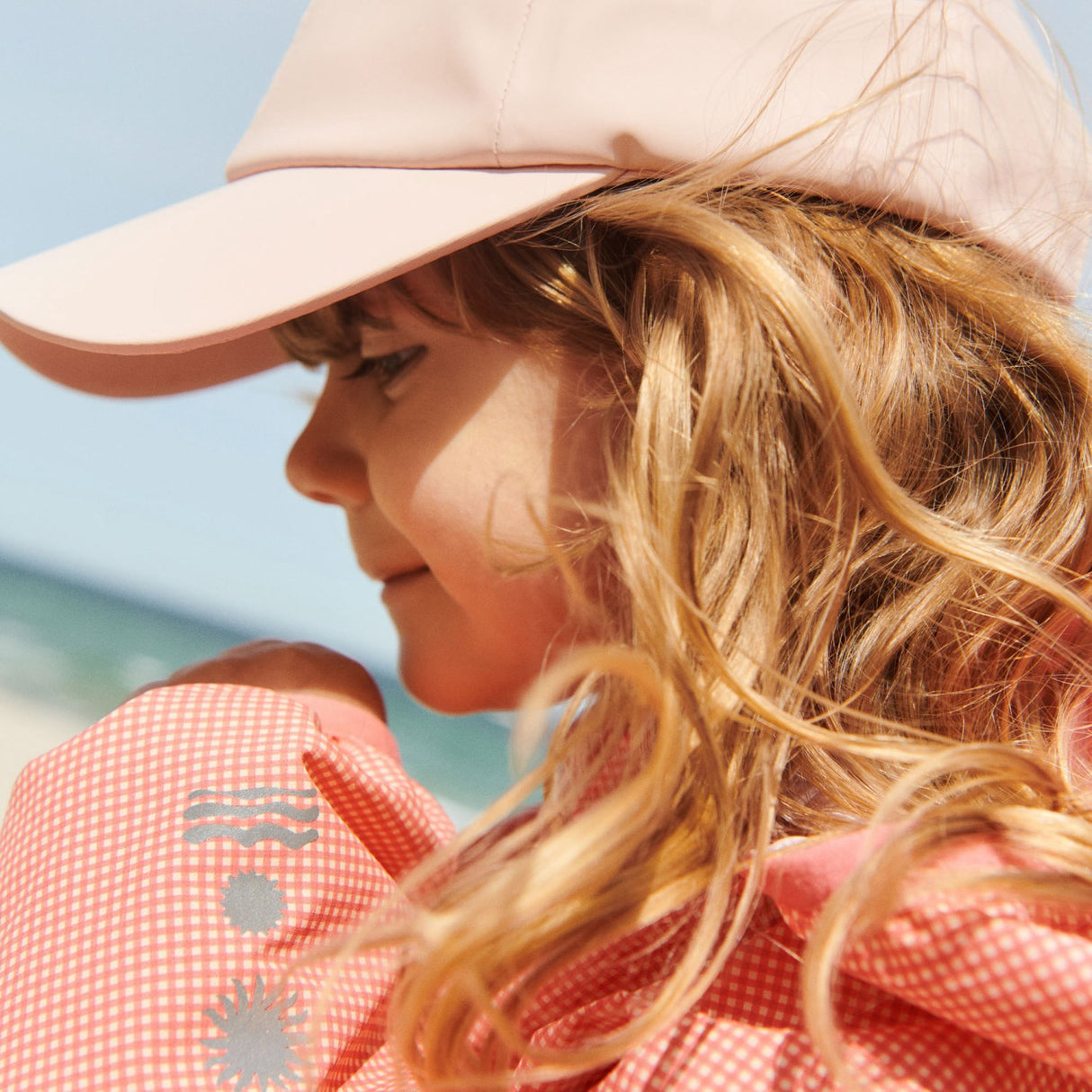 Wheat Red Check Lightweight Shell Jacka Skyen