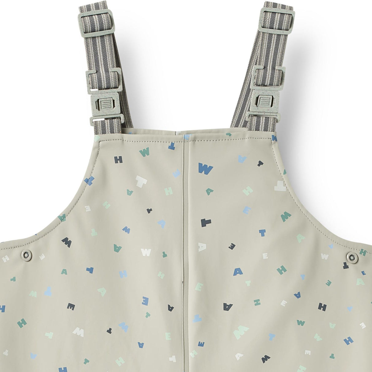 Wheat Light Flint Letters Regnkläder Charlo Overall