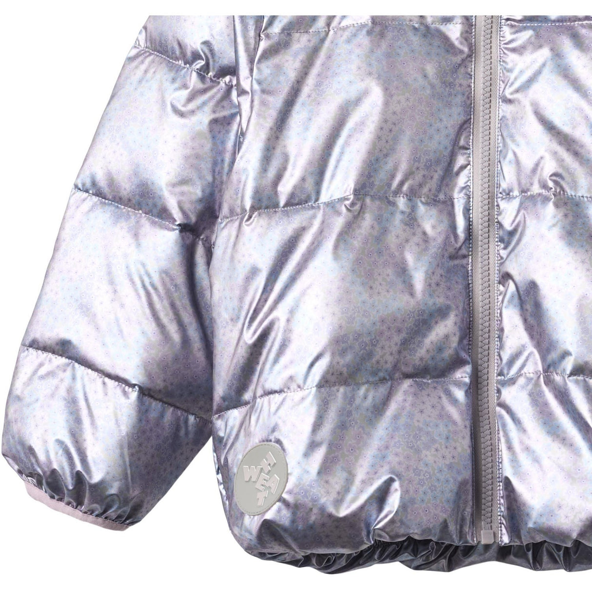 Wheat Silver Sky Flower Lightweight Puffer Jacka Ullu
