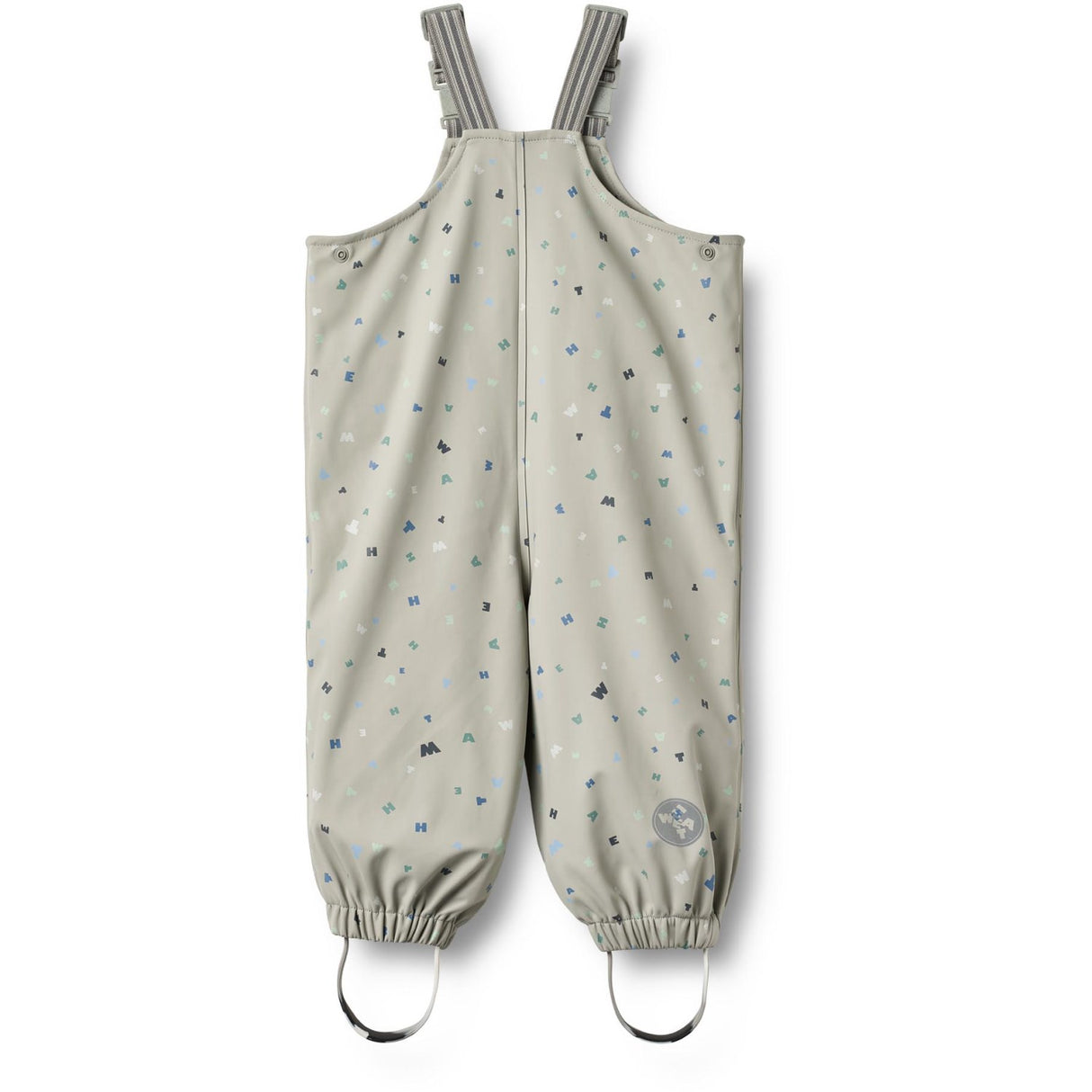 Wheat Light Flint Letters Regnkläder Charlo Overall