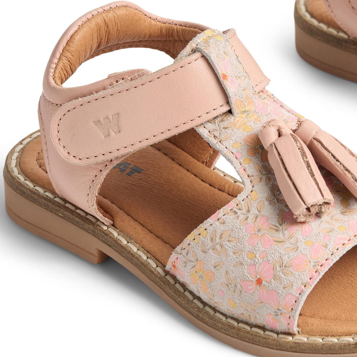 Wheat Coral Flowers Sandal Pil