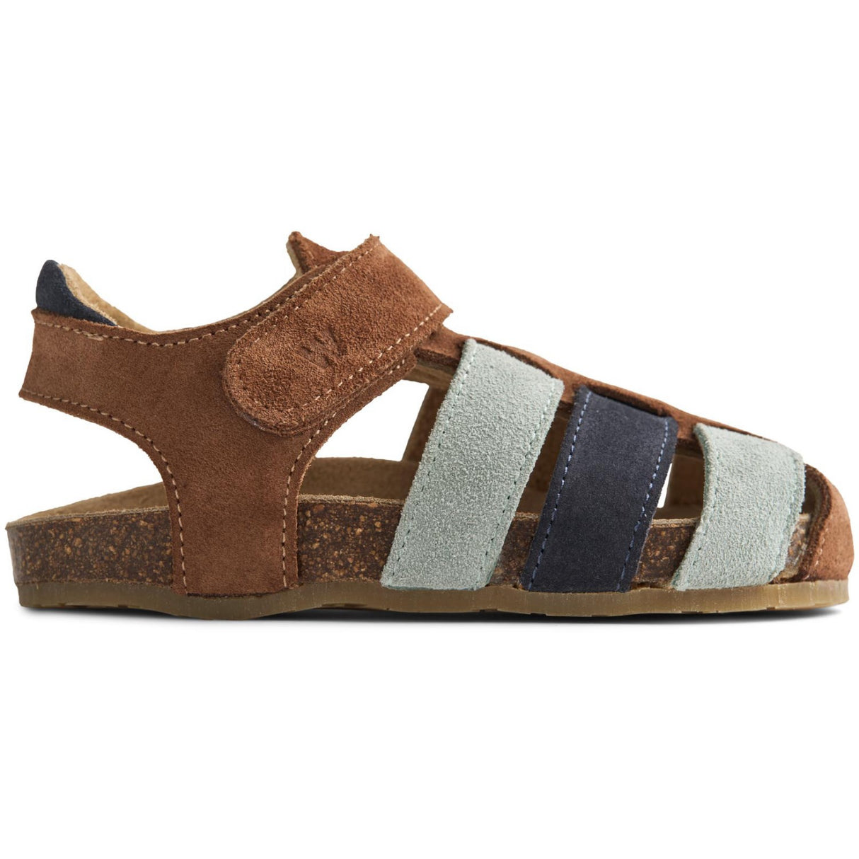 Wheat Navy Teal Water Sandal Izzy