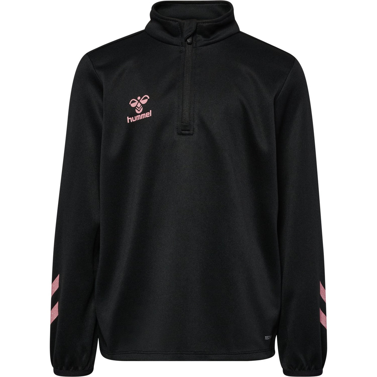 Hummel Black/Bridal Rose Shimmer Half Zip Kids