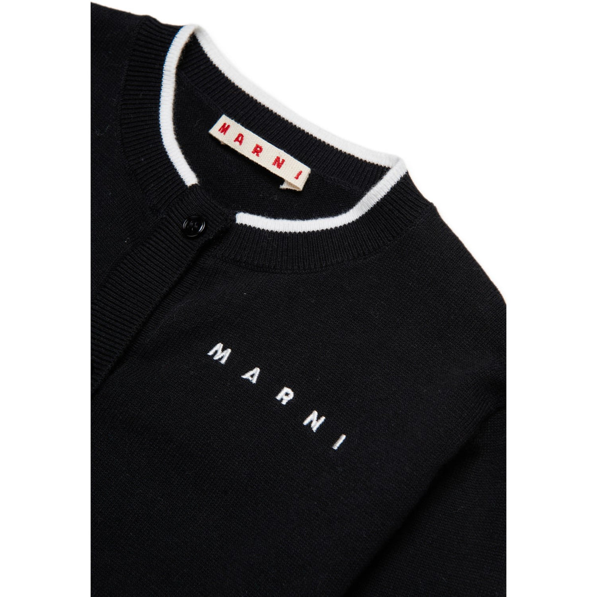 Marni Black Stickad Cardigan