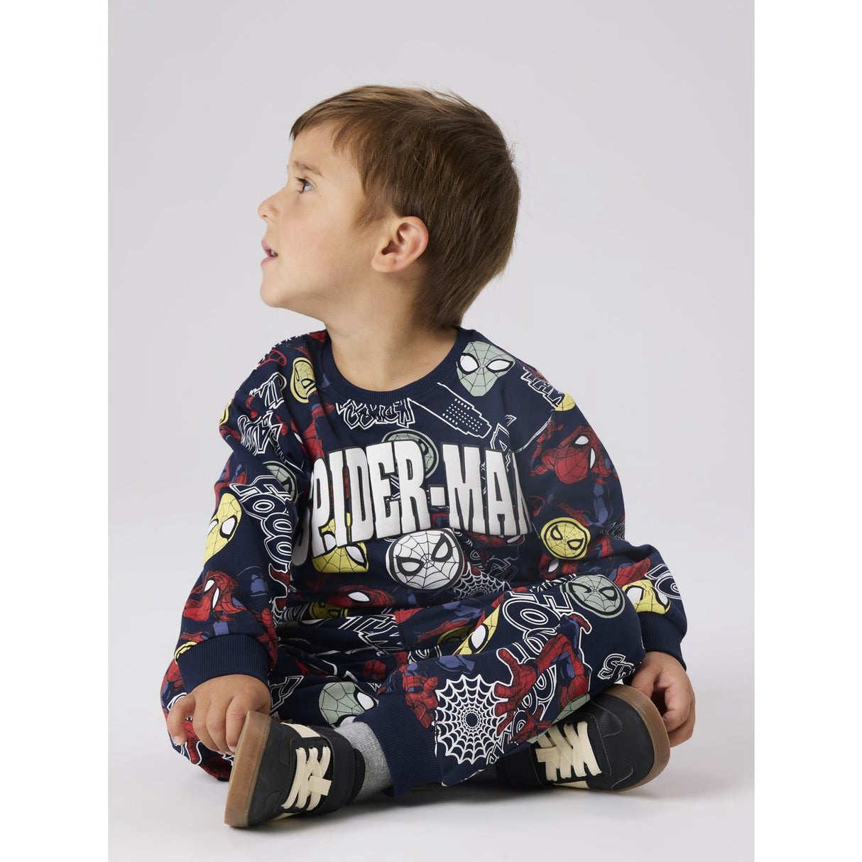 Name It Navy Blazer Nmmjacco Spider Nreg Sweat Unb Mar
