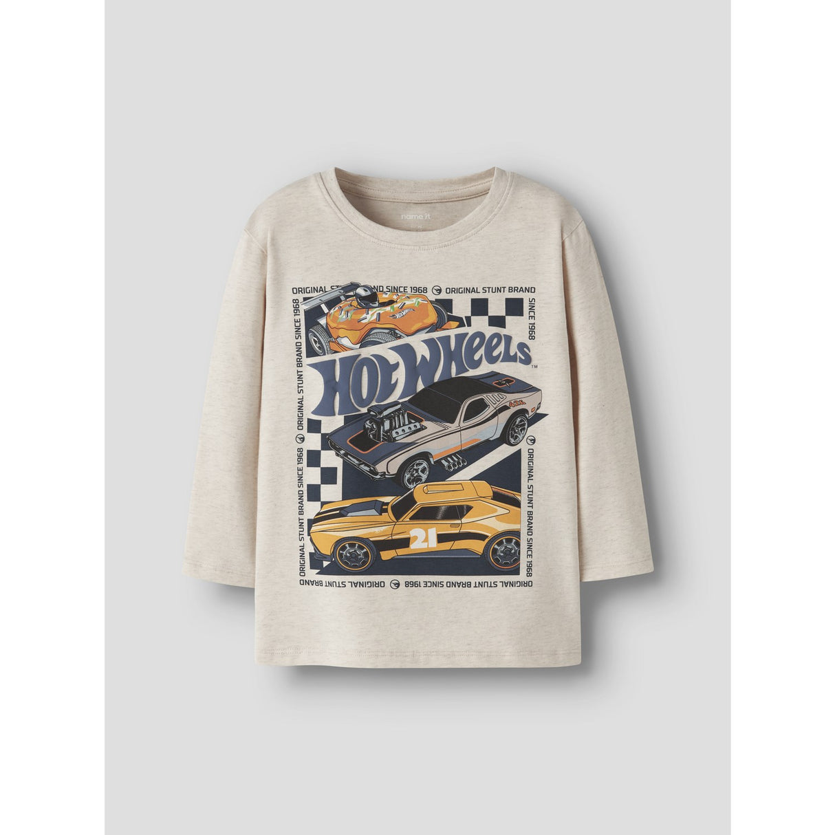 Name It Peyote Melange Nmmjunior Hotwheels Ls Nreg Topp Box Mat
