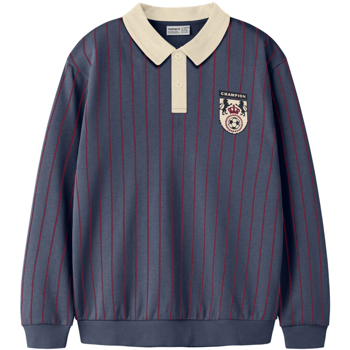 Name It Vintage Indigo Nkmlester Ls Nreg Pikétröja Sweat Bru Box