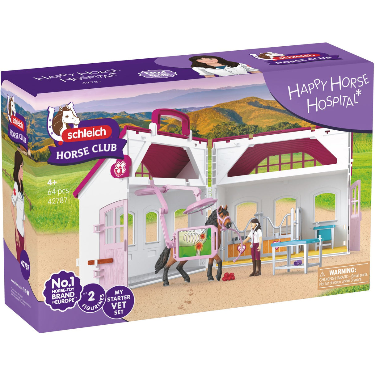 Schleich Glad Hestehospital