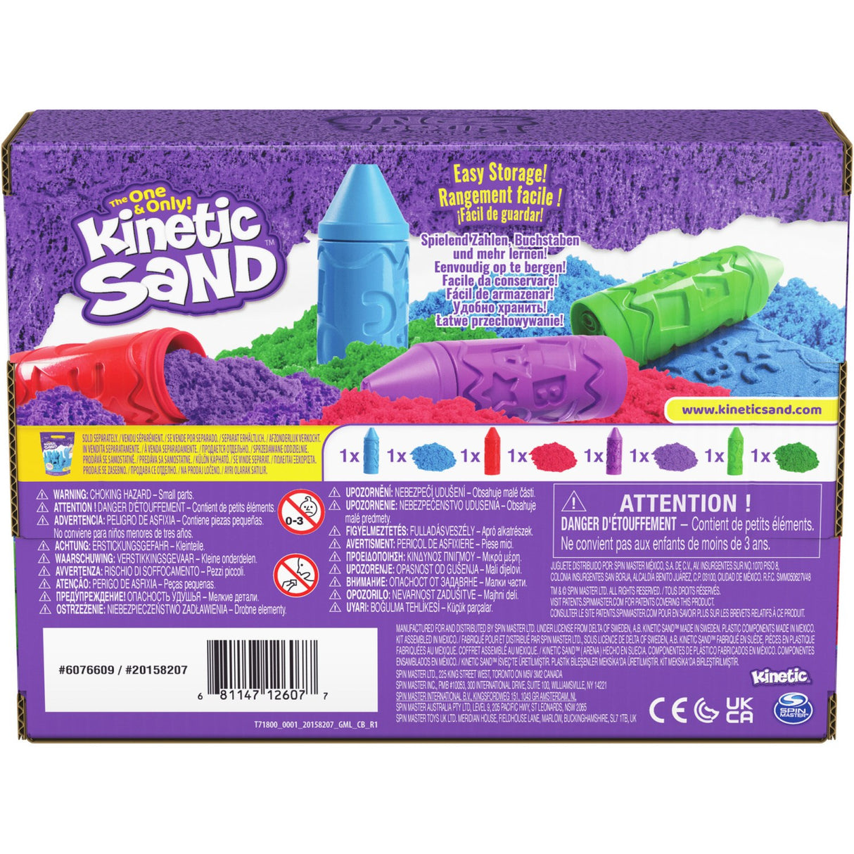 Kinetic Sand Stempel N' Rul Multipak