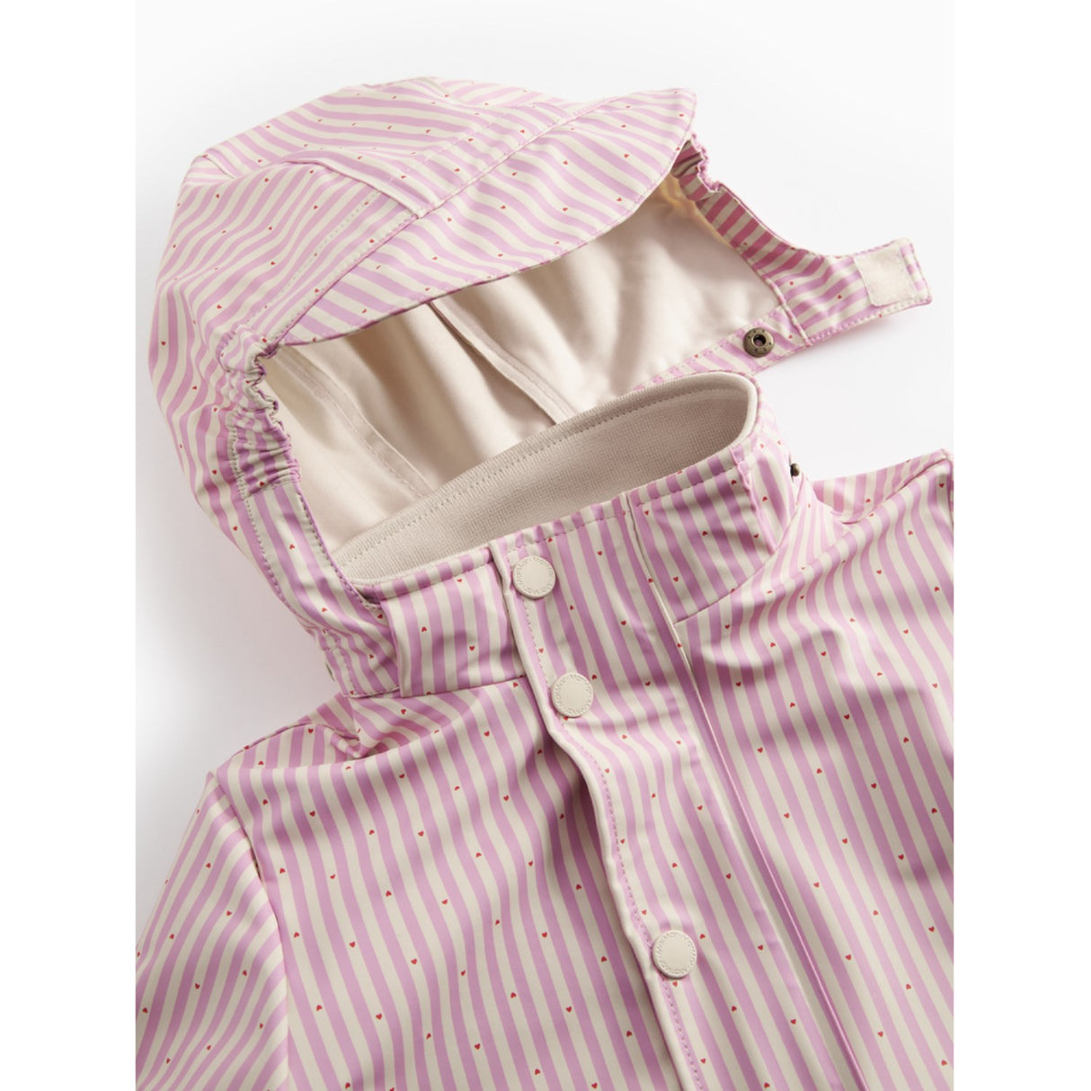 MarMar Rainwear Pink Stripe October Jacka