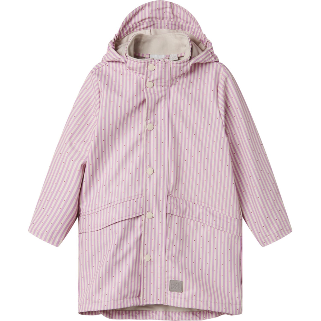 MarMar Rainwear Pink Stripe October Jacka