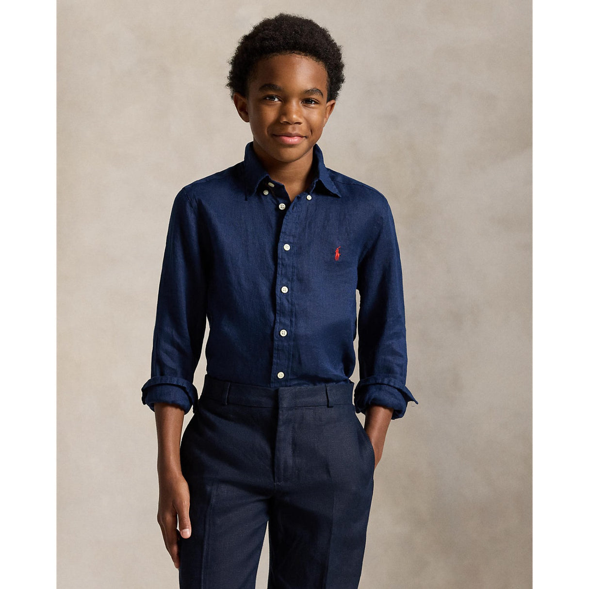 Polo Ralph Lauren Newport Navy Sport Skjorta