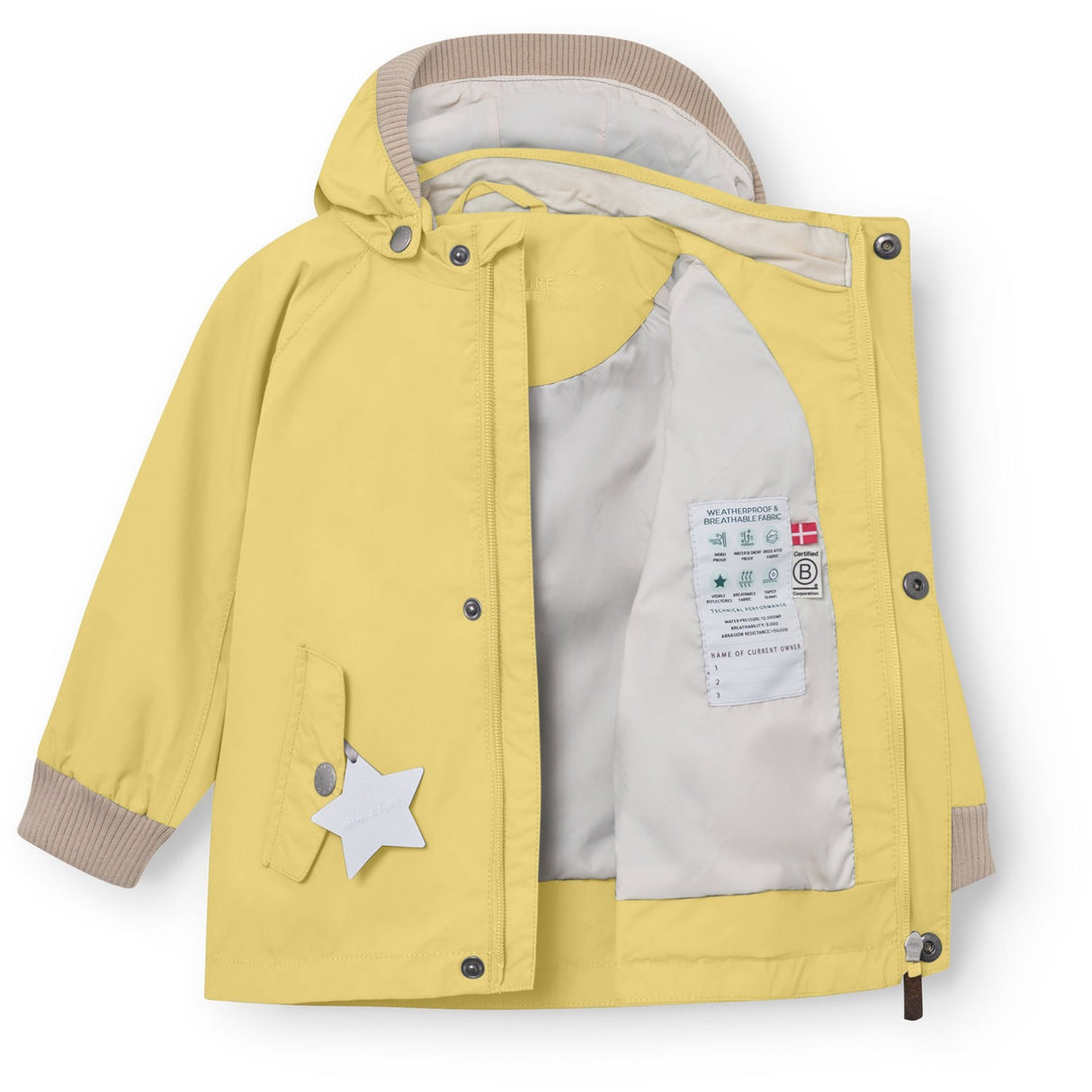 Mini A ture Dusky Citron Matwally Jacket. Grs