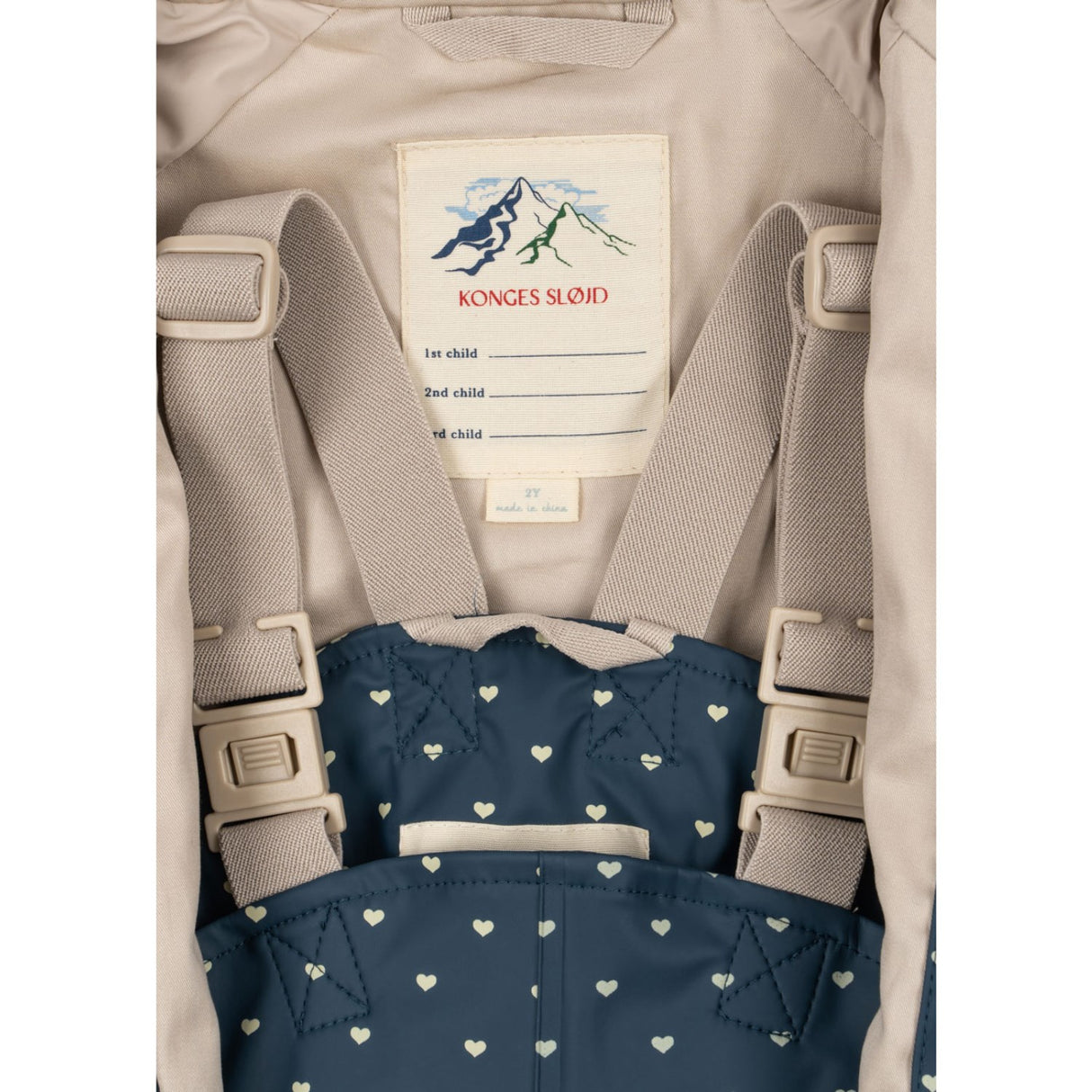 Konges Sløjd Heart Blues Rainy Palme Sett Girl