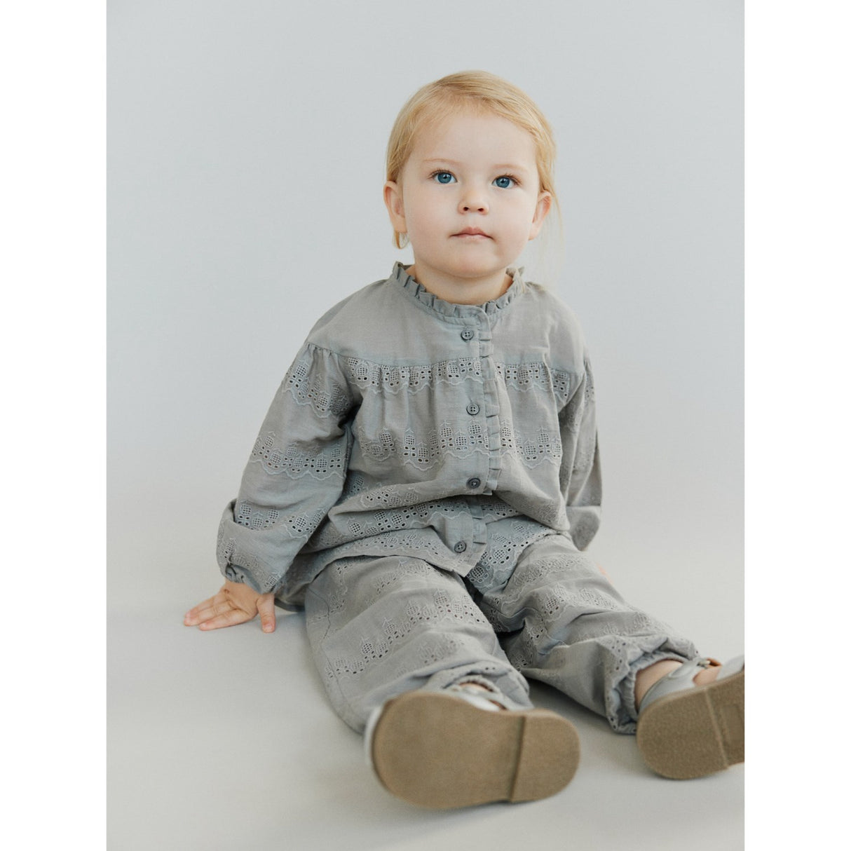 Sofie Schnoor Stone Grey Aylinkb Skjorta