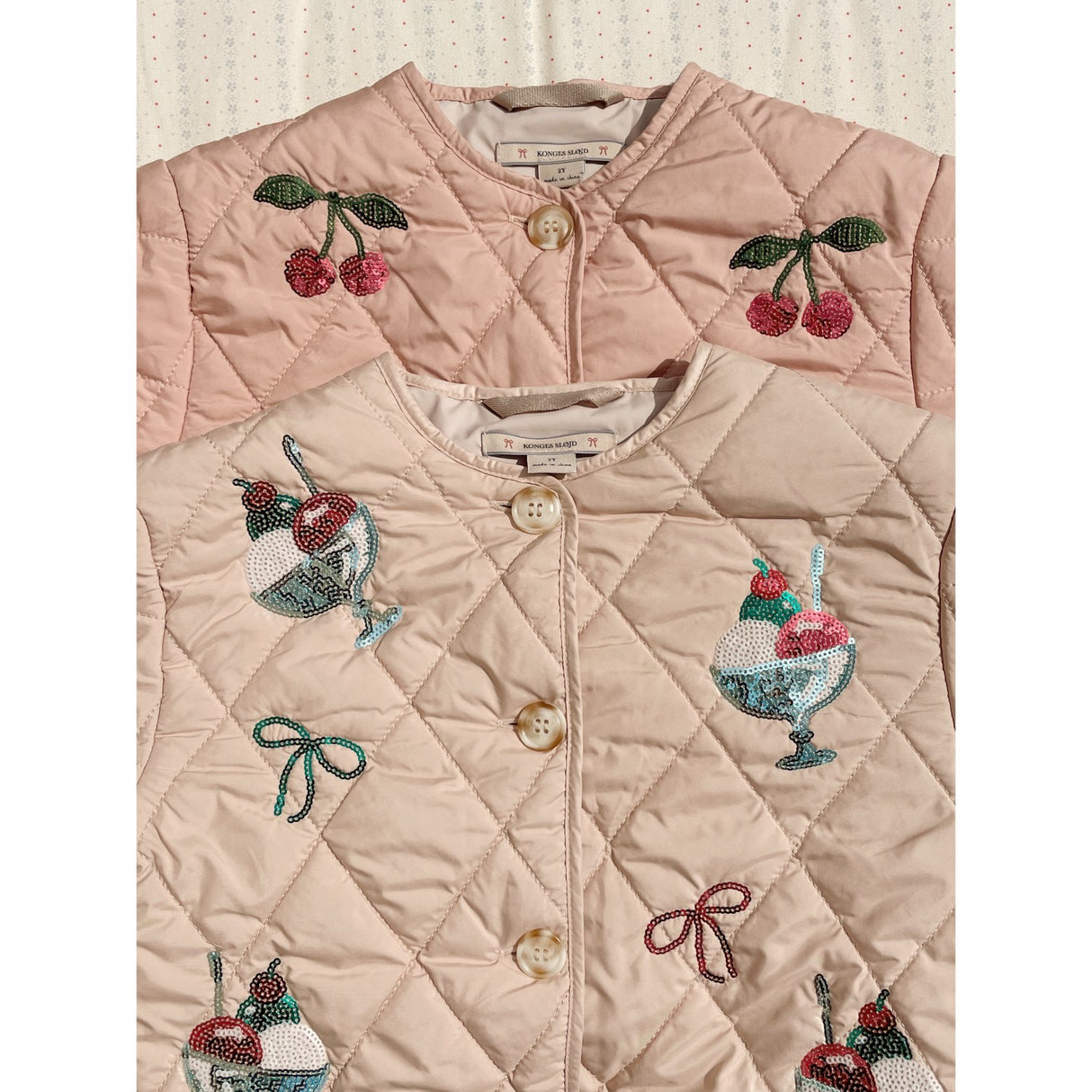 Konges Sløjd Ma Grande Cerise Flora Paljet Jacka