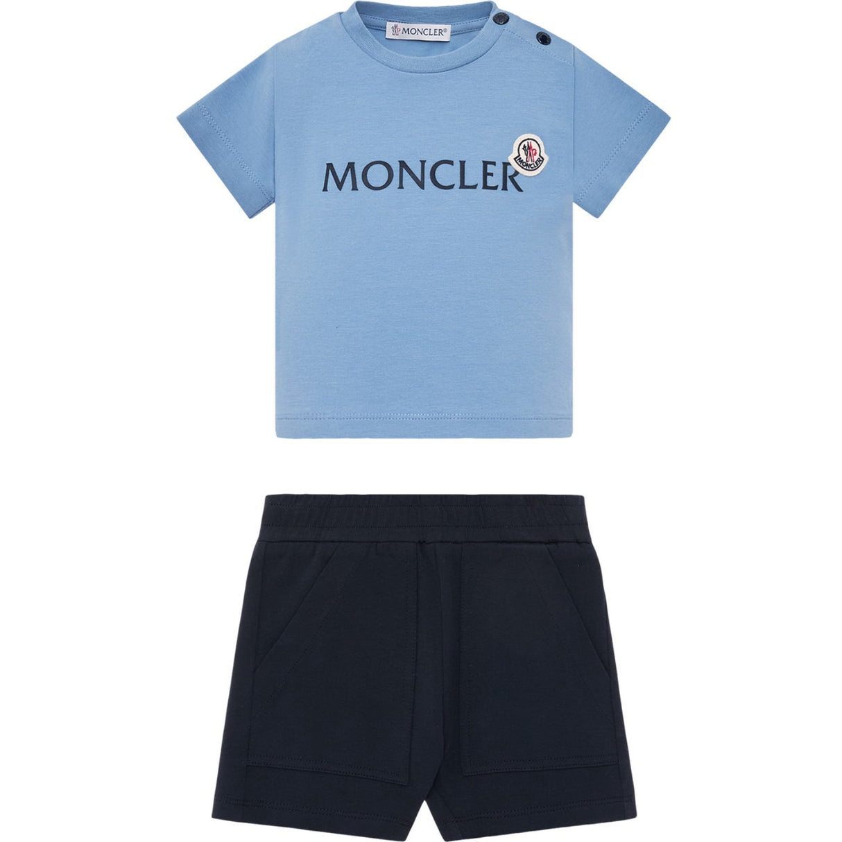 Moncler Dark Blue Shorts Set