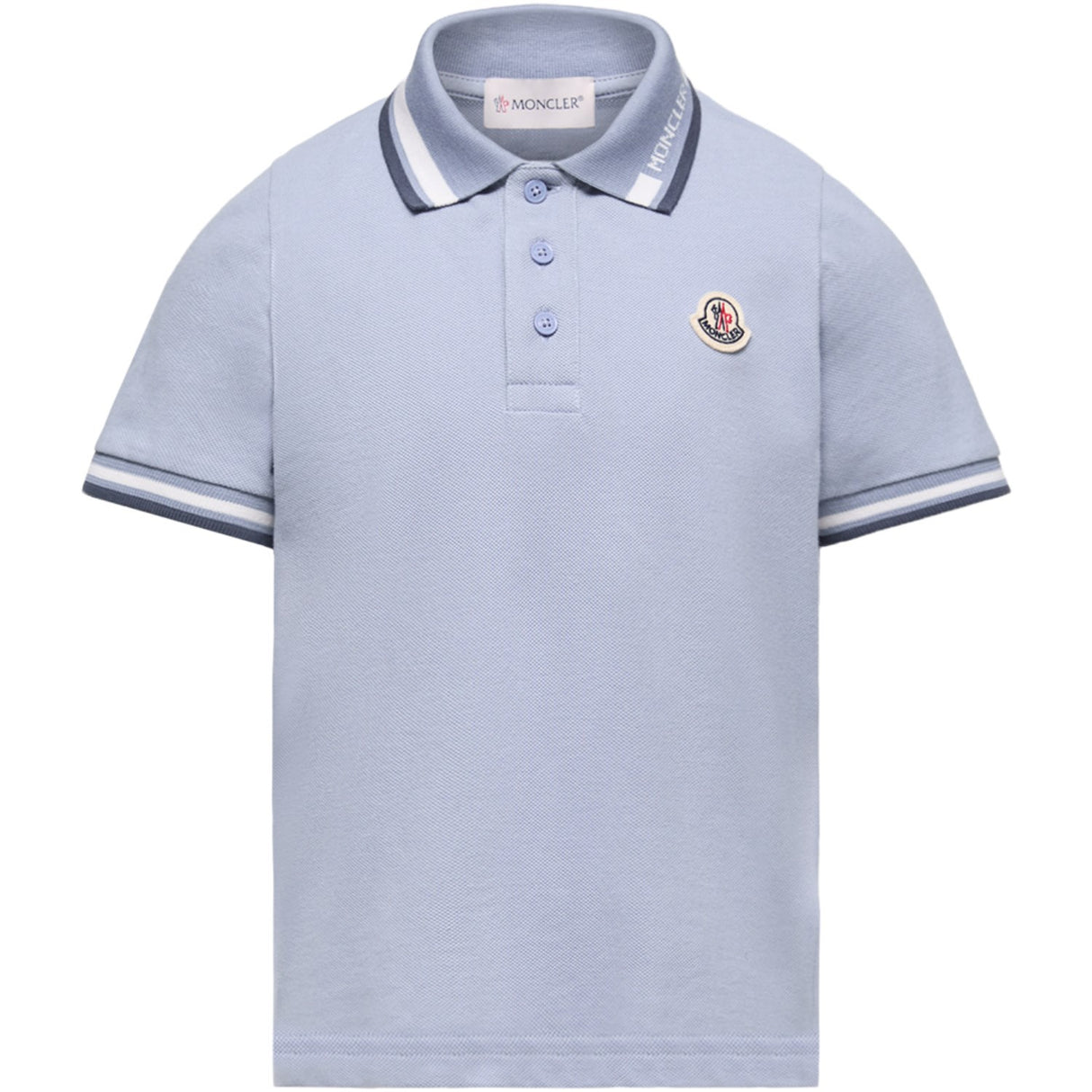 Moncler Medium Blue Ss Pikétröja