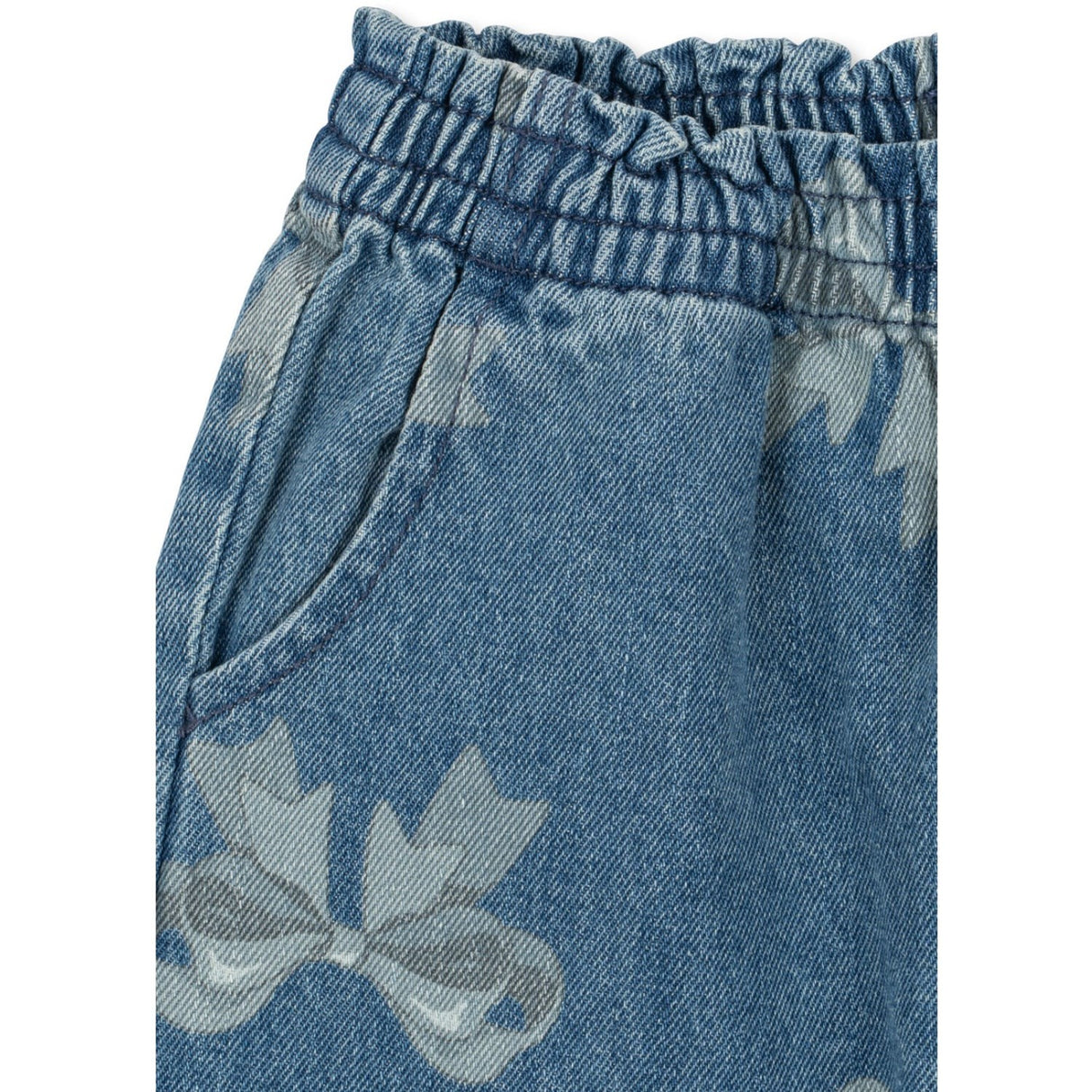 Konges Sløjd x Luksusbaby Bella Bow Blu Magot Frill Byxor Gots