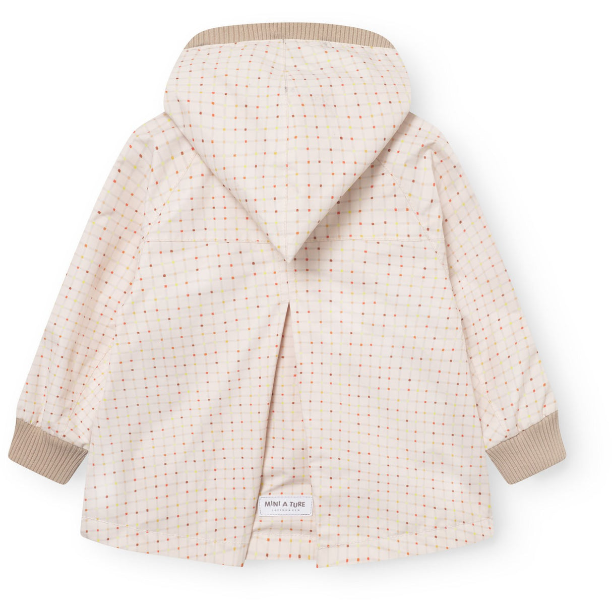 Mini A ture Print Crayon Grid Matwiami Fleece Lined Jacket. Grs