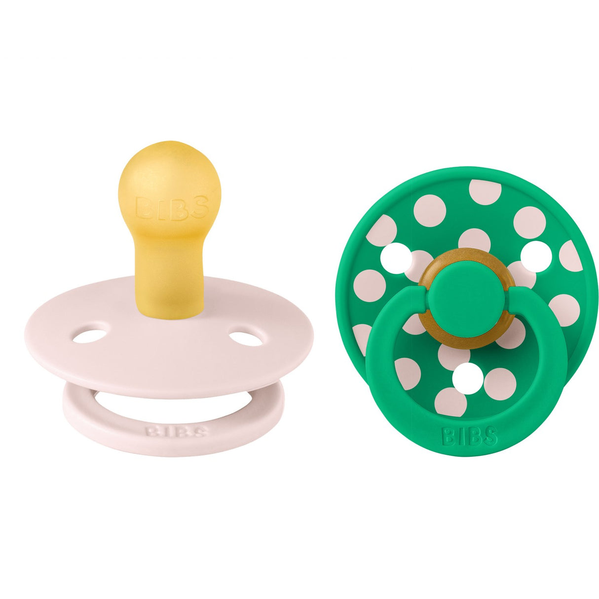 Bibs Petal/Cactus Napp Studio Colour 2-Pack Polka Latex