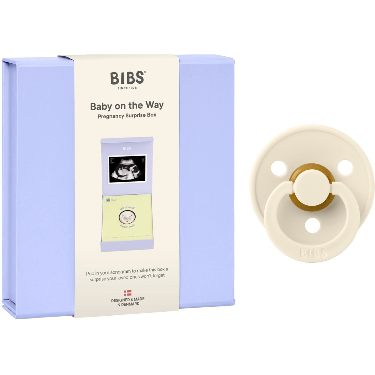 Bibs Ivory Gift Sett Baby On The Way Latex