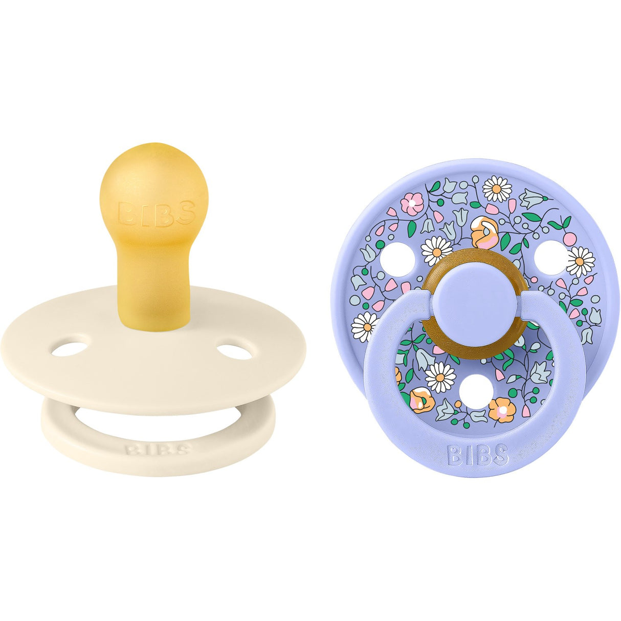 Bibs X Liberty Ivory Mix Napp Colour 2-Pack Chloe Meadow Latex